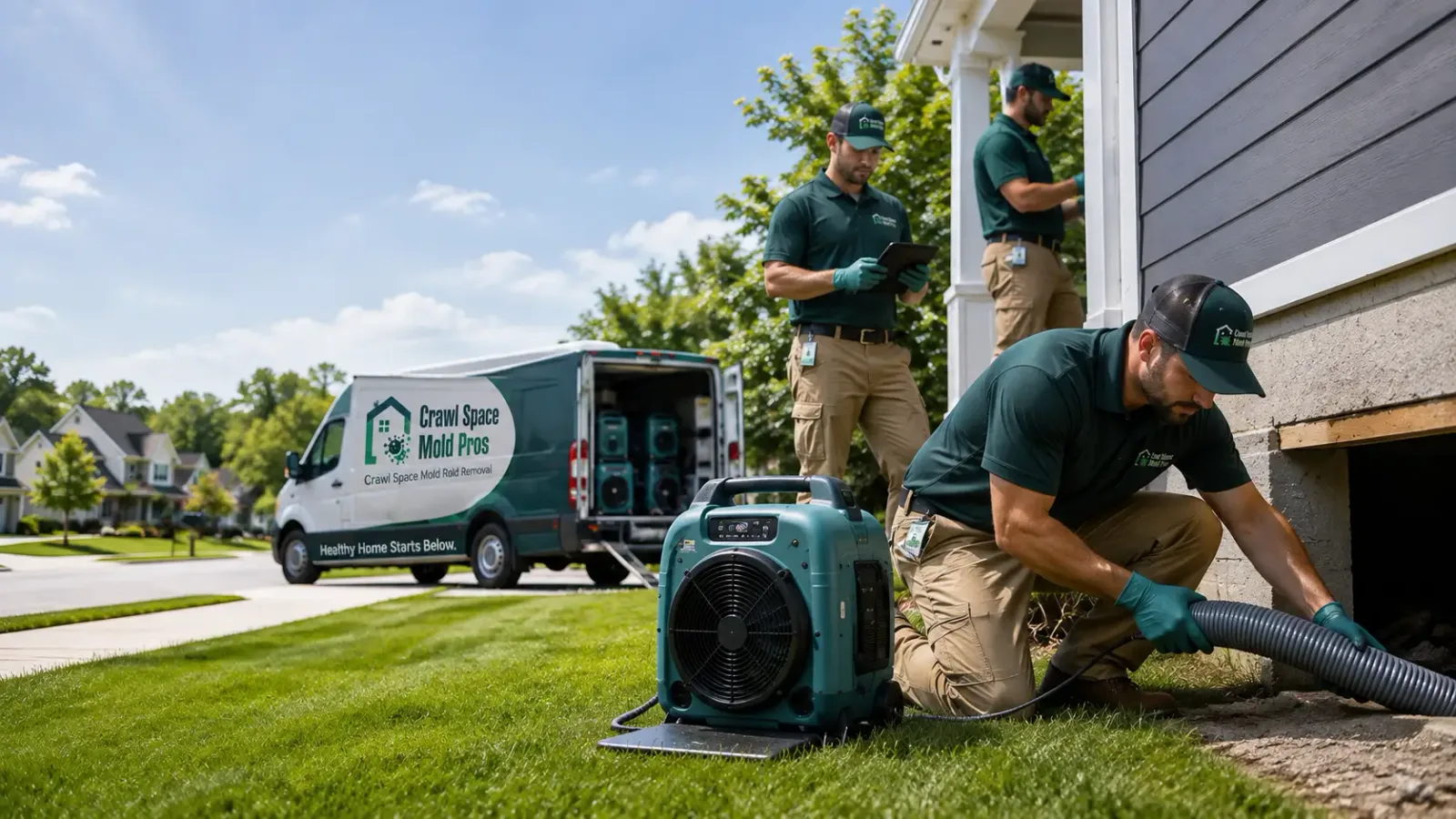 Crawl Space Mold Removal in Imperial, CA